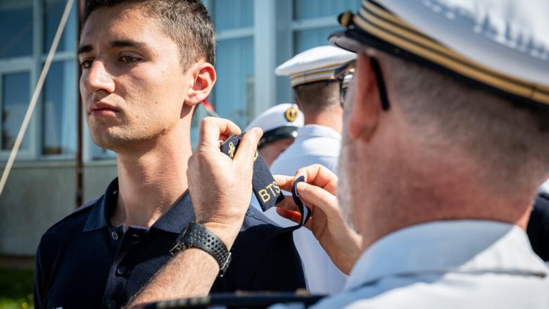 Remise de galon étudiant BTS de la Marine nationale